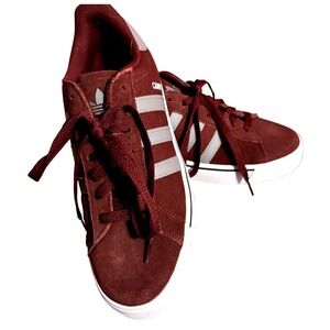 Adidas Campus Old School Retro Suede Burgundy Athletic Lifestyle Sneakers Men
